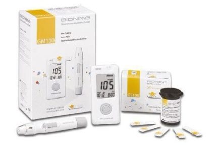 বায়োনিম গ্রাম 100 গ্লুকোজ পরীক্ষার মিটার সুইজারল্যান্ড