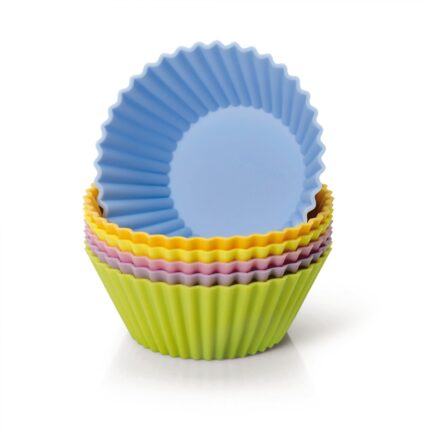 Baking Cup- Sky Blue-4 Cups (96 Pcs)